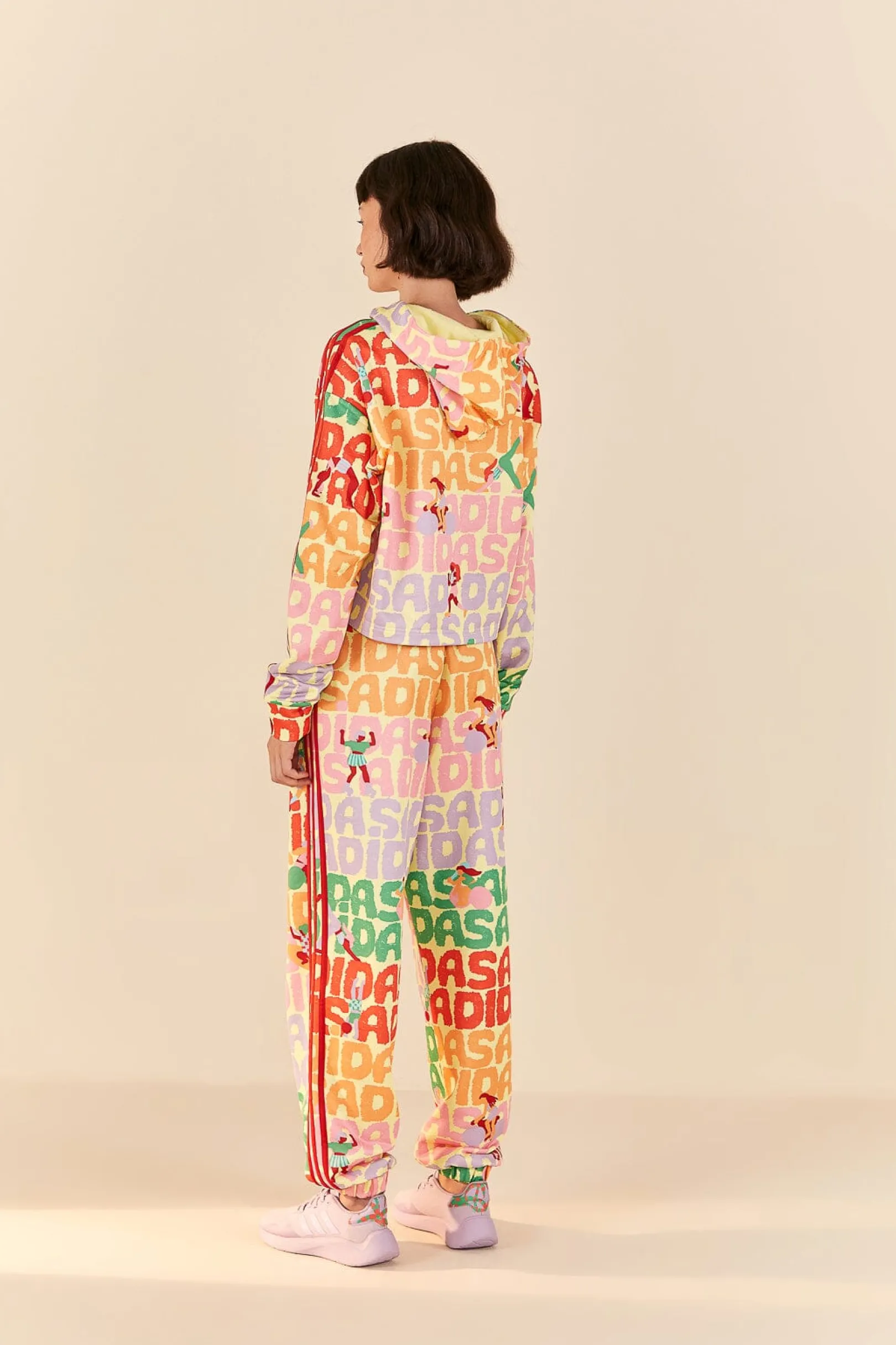 FARM Rio ADIDAS FARM HOODIE PEARL CITRINE Fashion