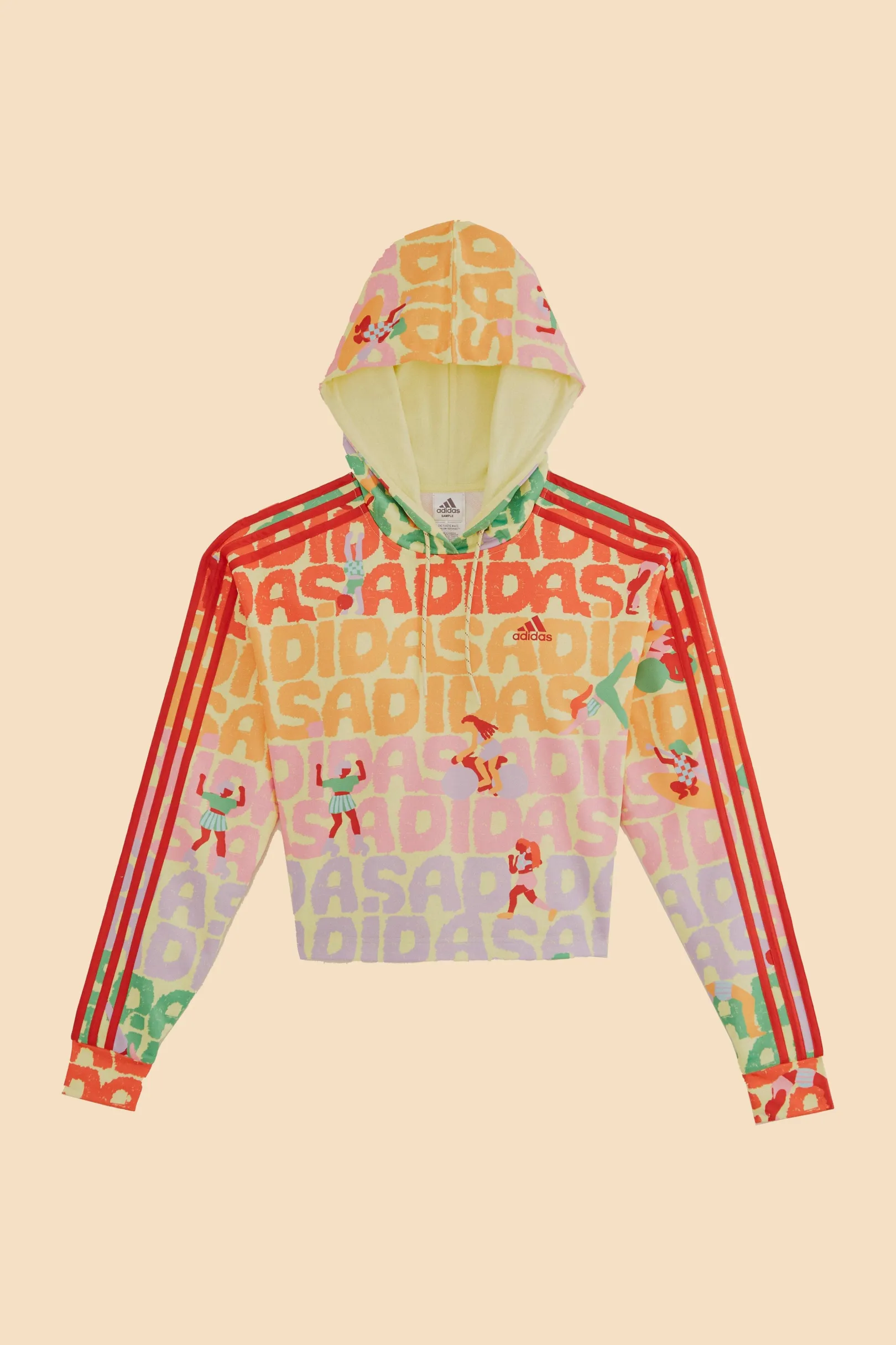 FARM Rio ADIDAS FARM HOODIE PEARL CITRINE Fashion