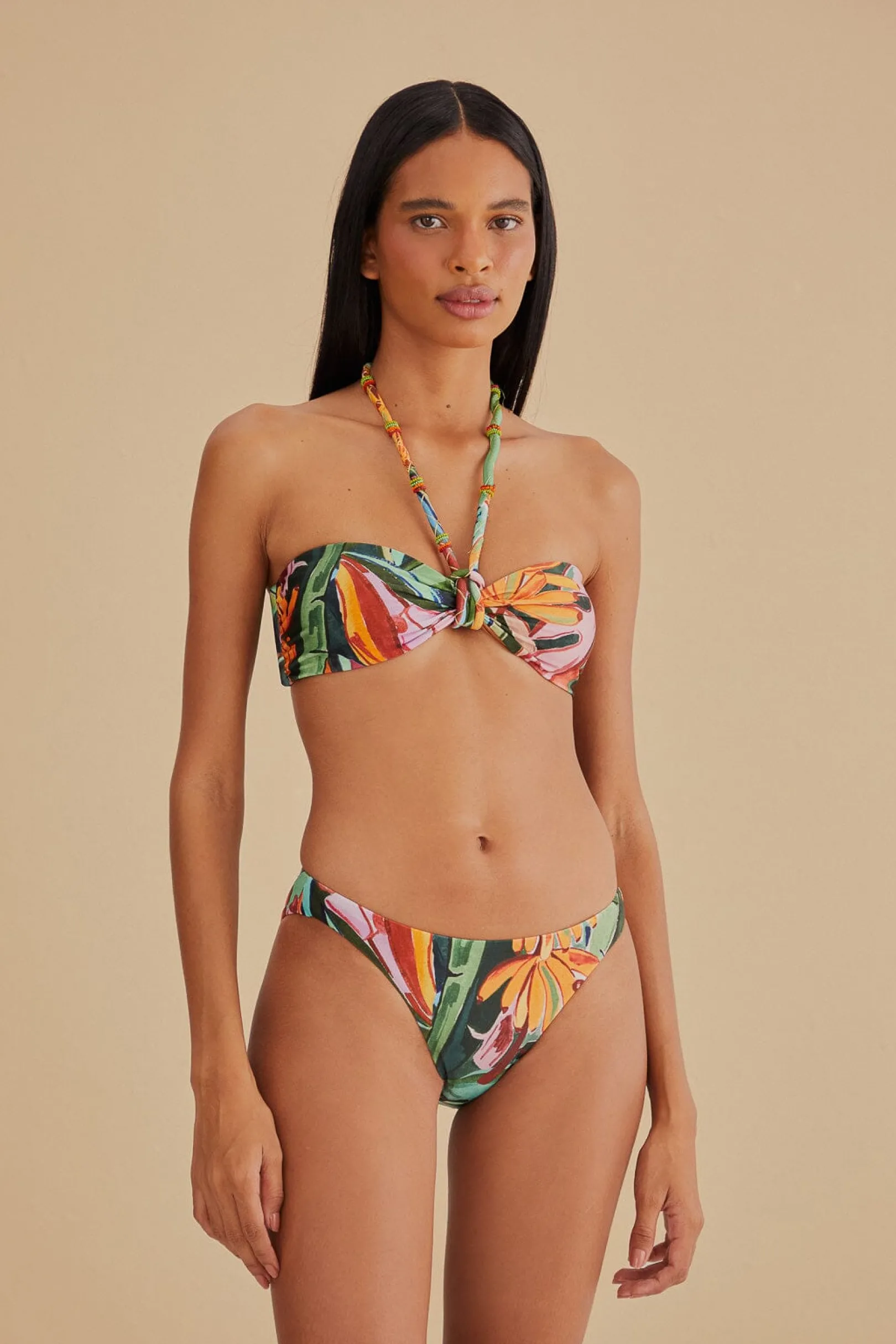 FARM Rio BANANA FOLIAGE BIKINI TOP Shop