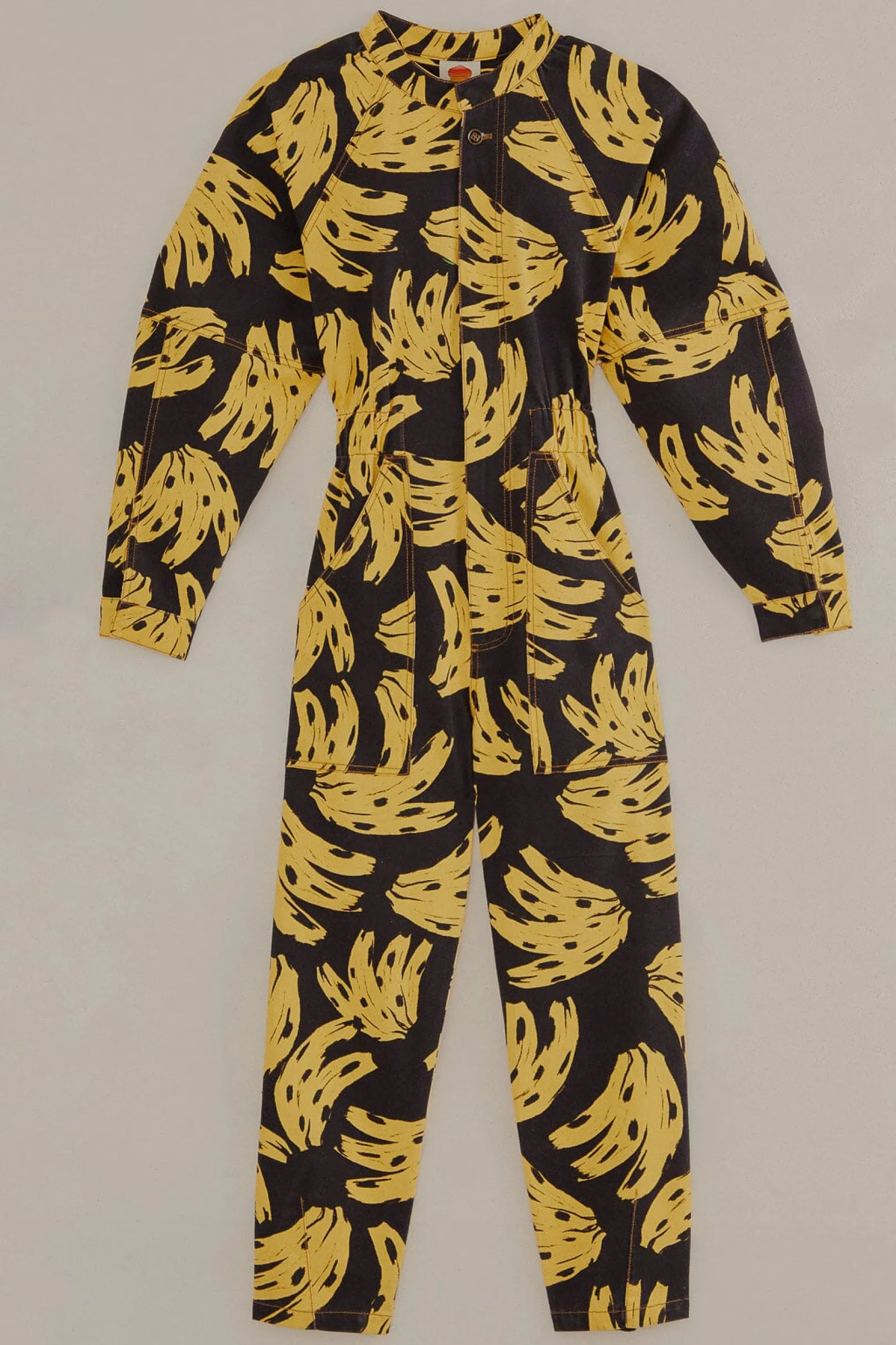 FARM Rio BLACK BOSSA BANANA JUMPSUIT Cheap