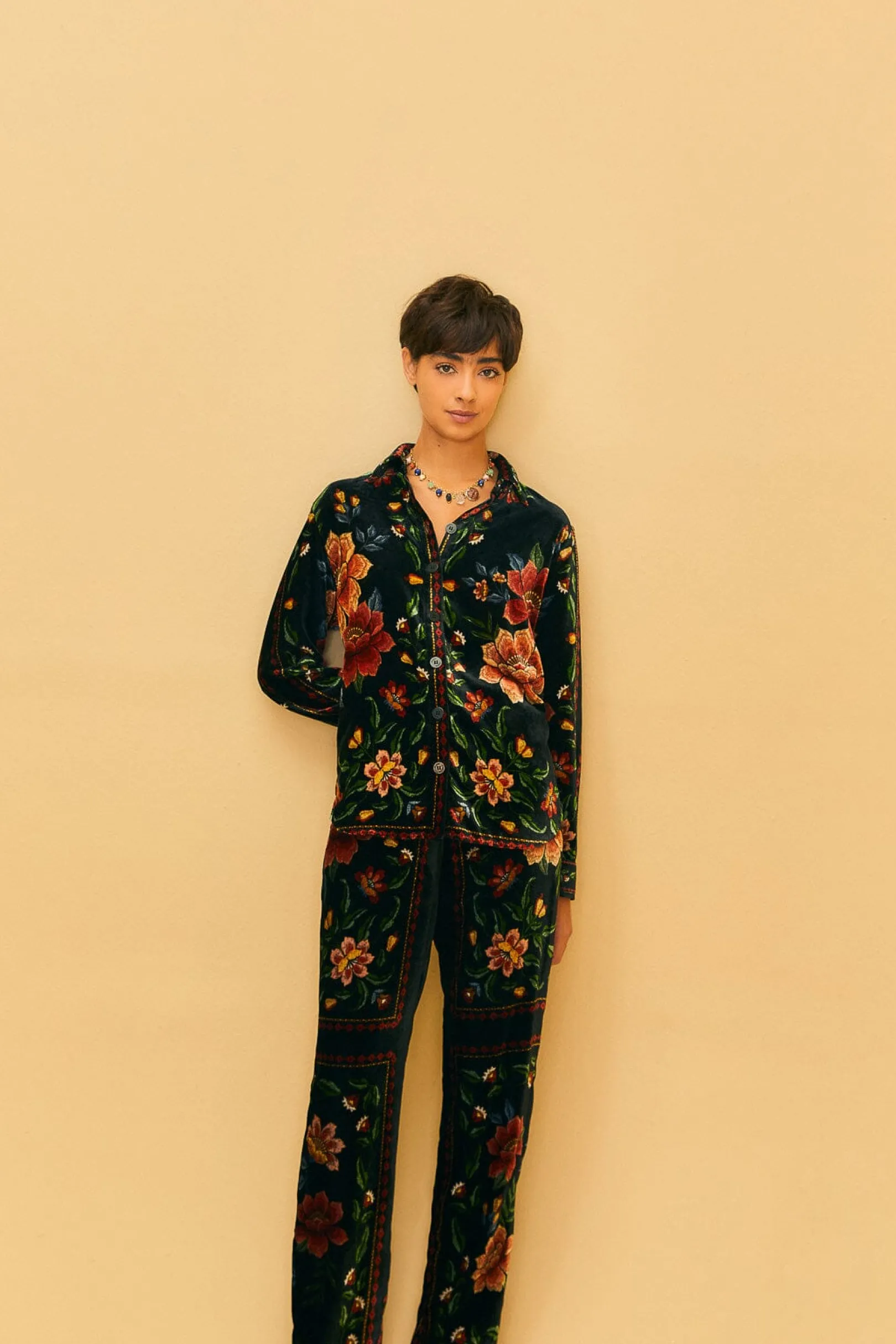 FARM Rio BLACK MACAWS GARDEN PANTS Sale