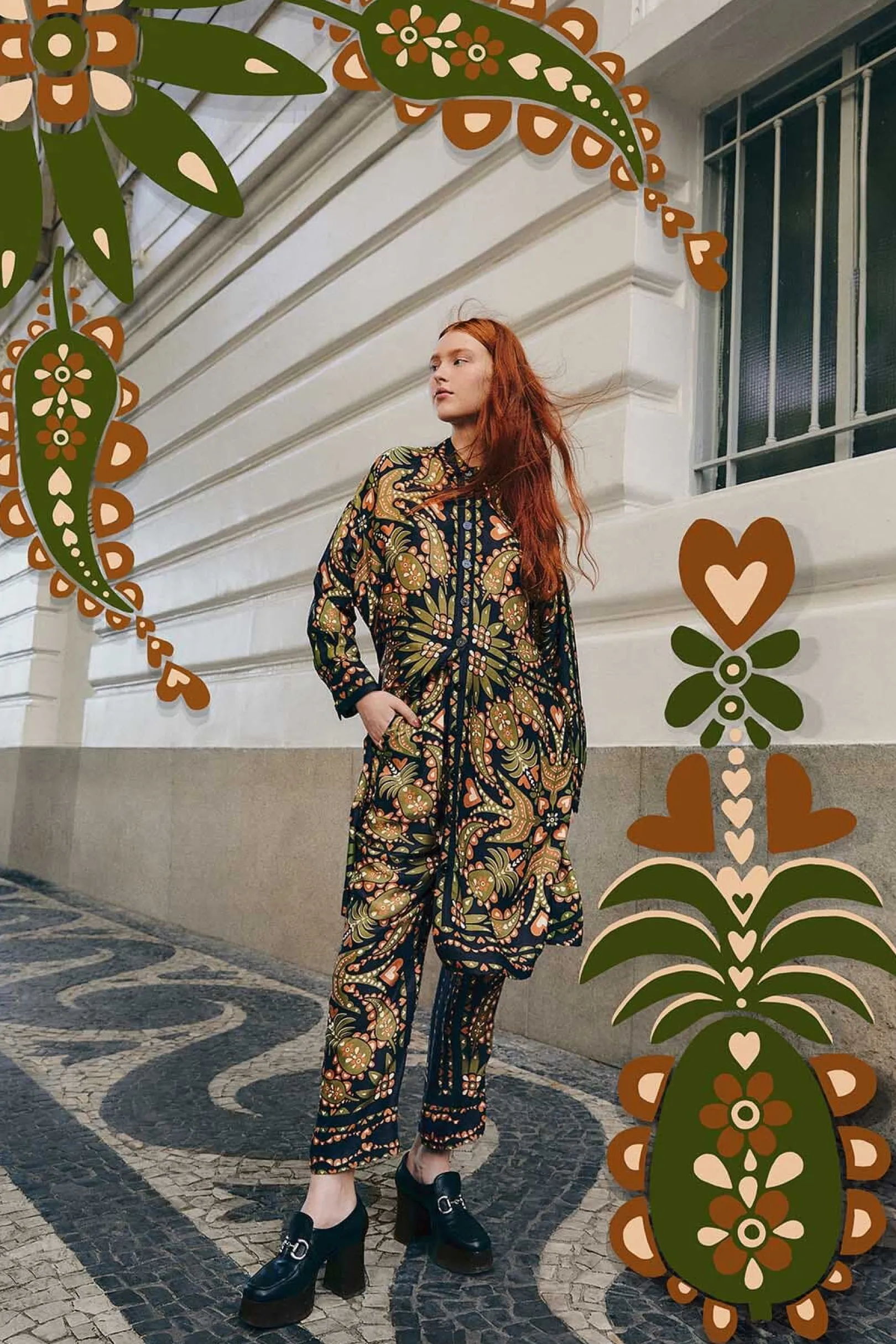 FARM Rio BLACK MARTINA SCARF PANTS Store