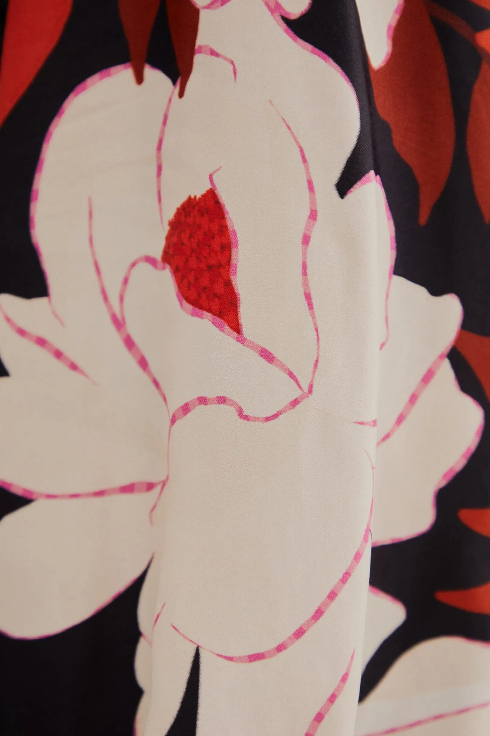FARM Rio BLACK PEONY LONG SLEEVE BLOUSE Online