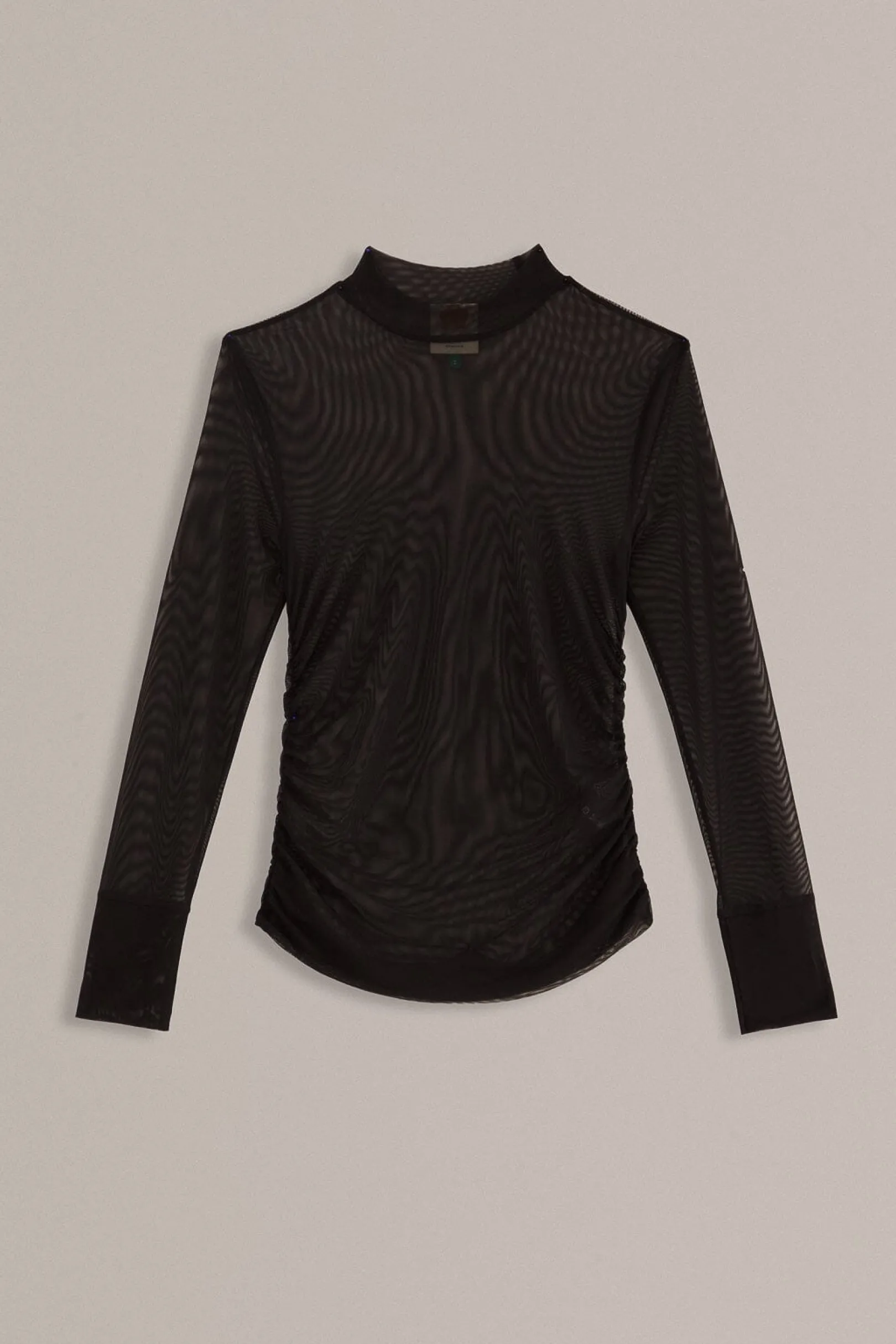 FARM Rio BLACK TULLE LONG SLEEVE BLOUSE Sale