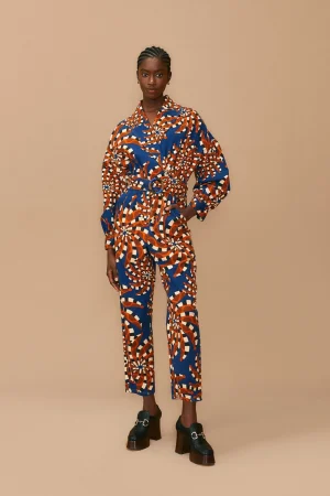 FARM Rio  BLUE BANANADA JUMPSUIT Outlet
