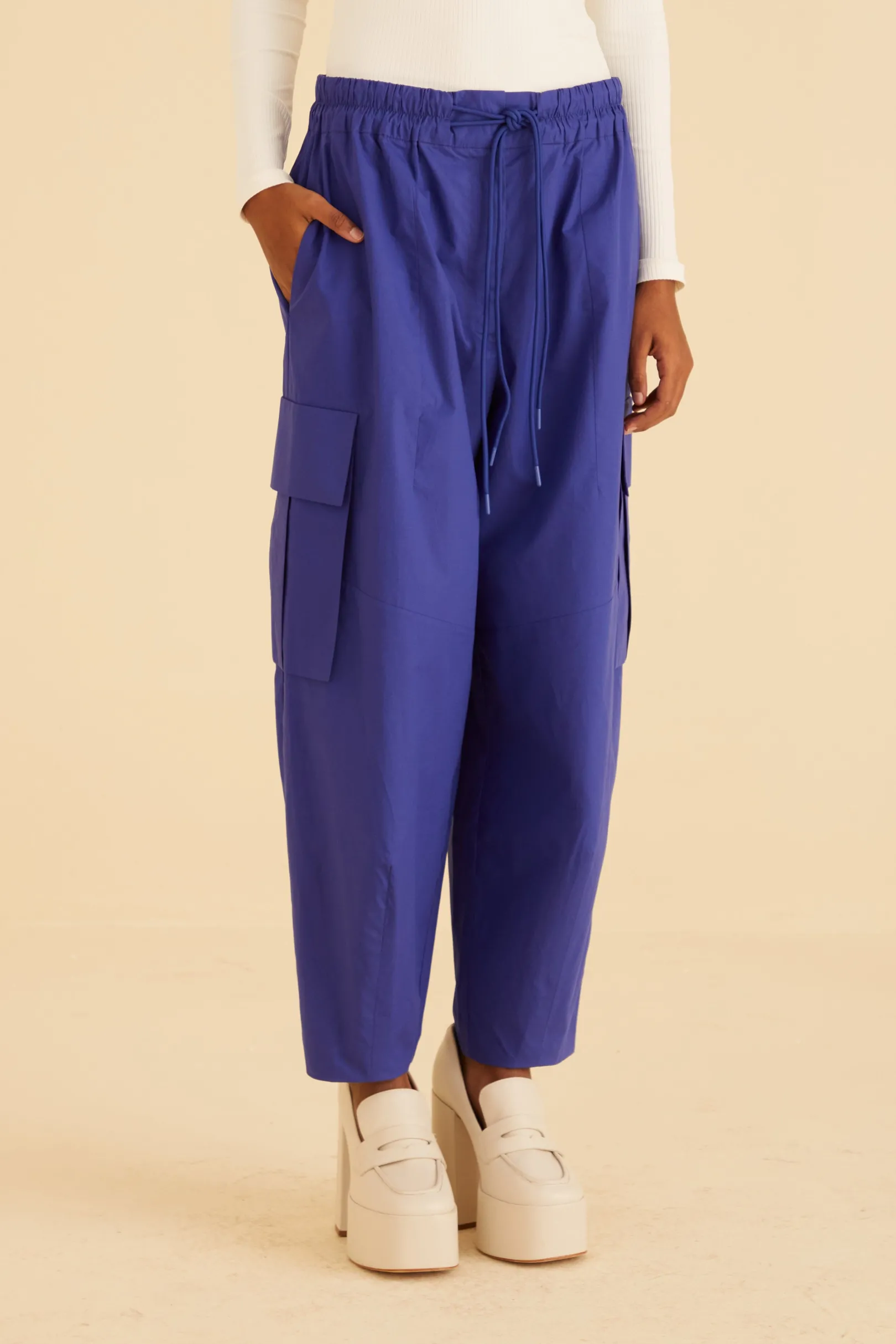 FARM Rio BLUE CARGO PANTS Store
