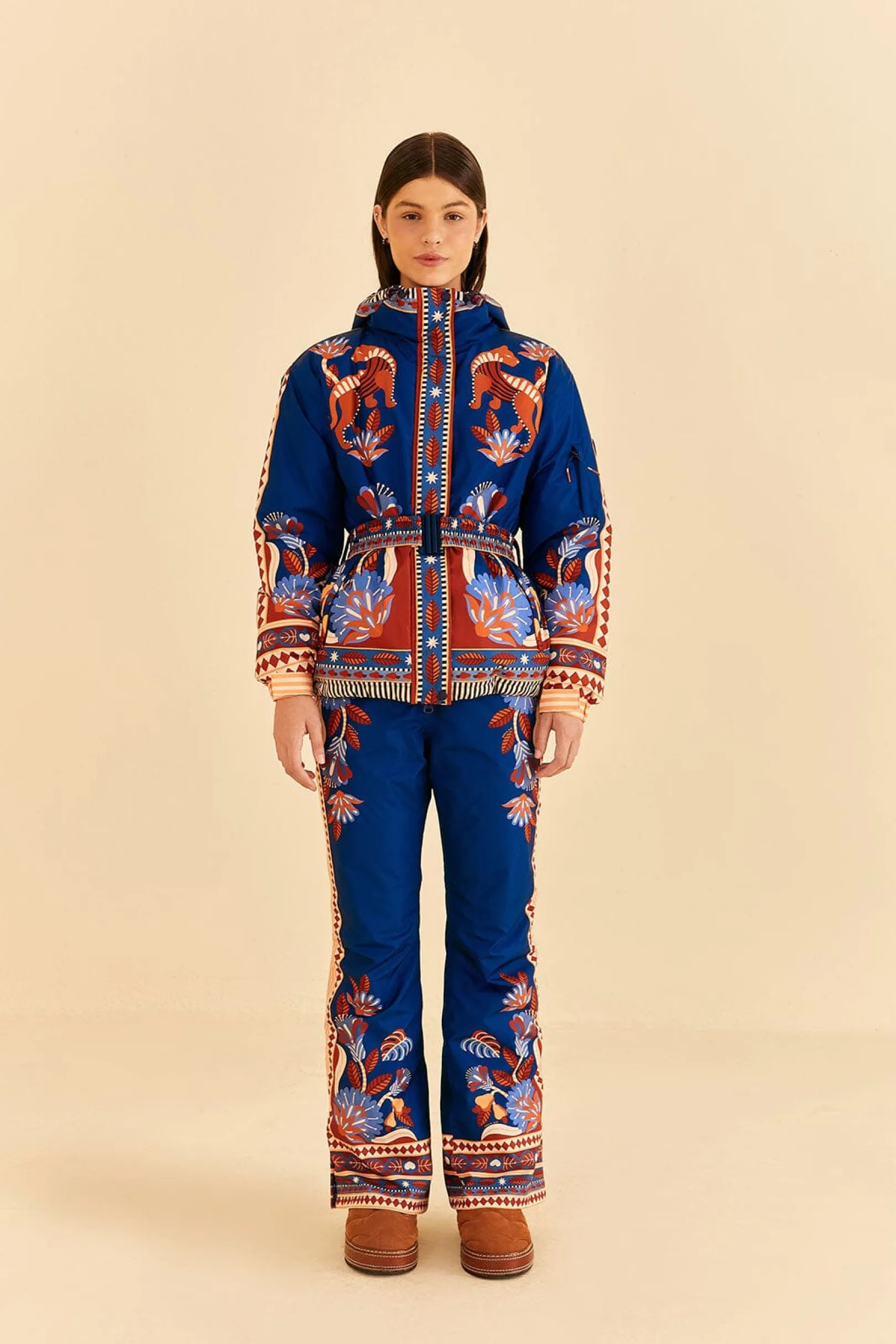 FARM Rio BLUE NATURE BEAUTY SKI JACKET Fashion