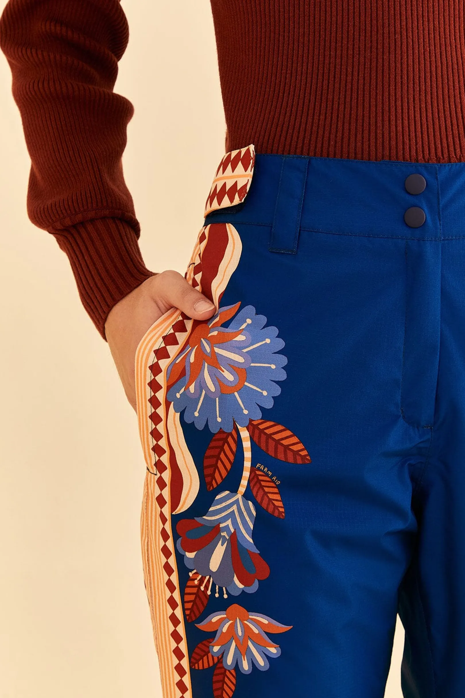 FARM Rio BLUE NATURE BEAUTY SKI PANTS Best