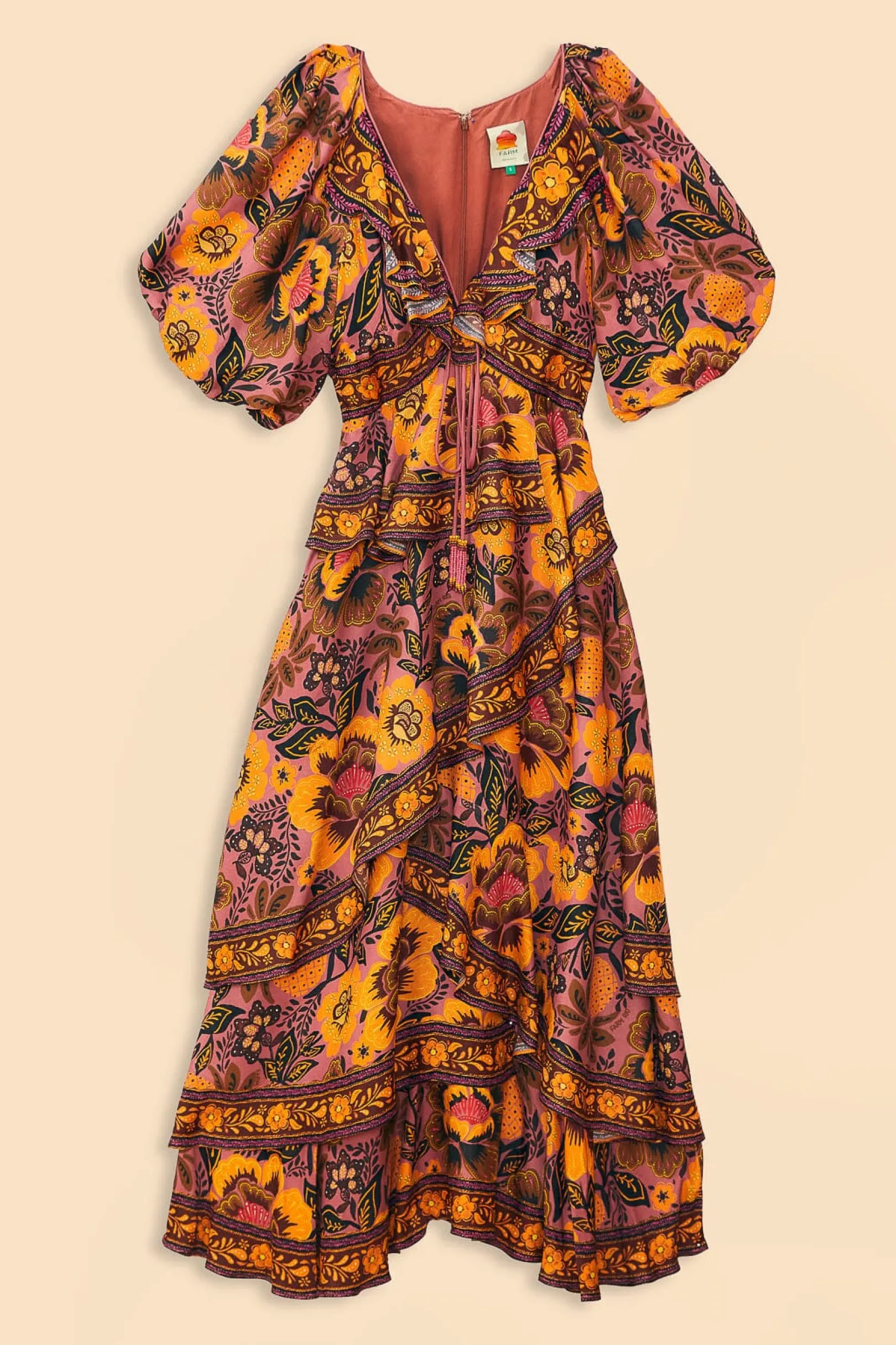 FARM Rio BLUSH GARDEN BLOOM MAXI DRESS Best