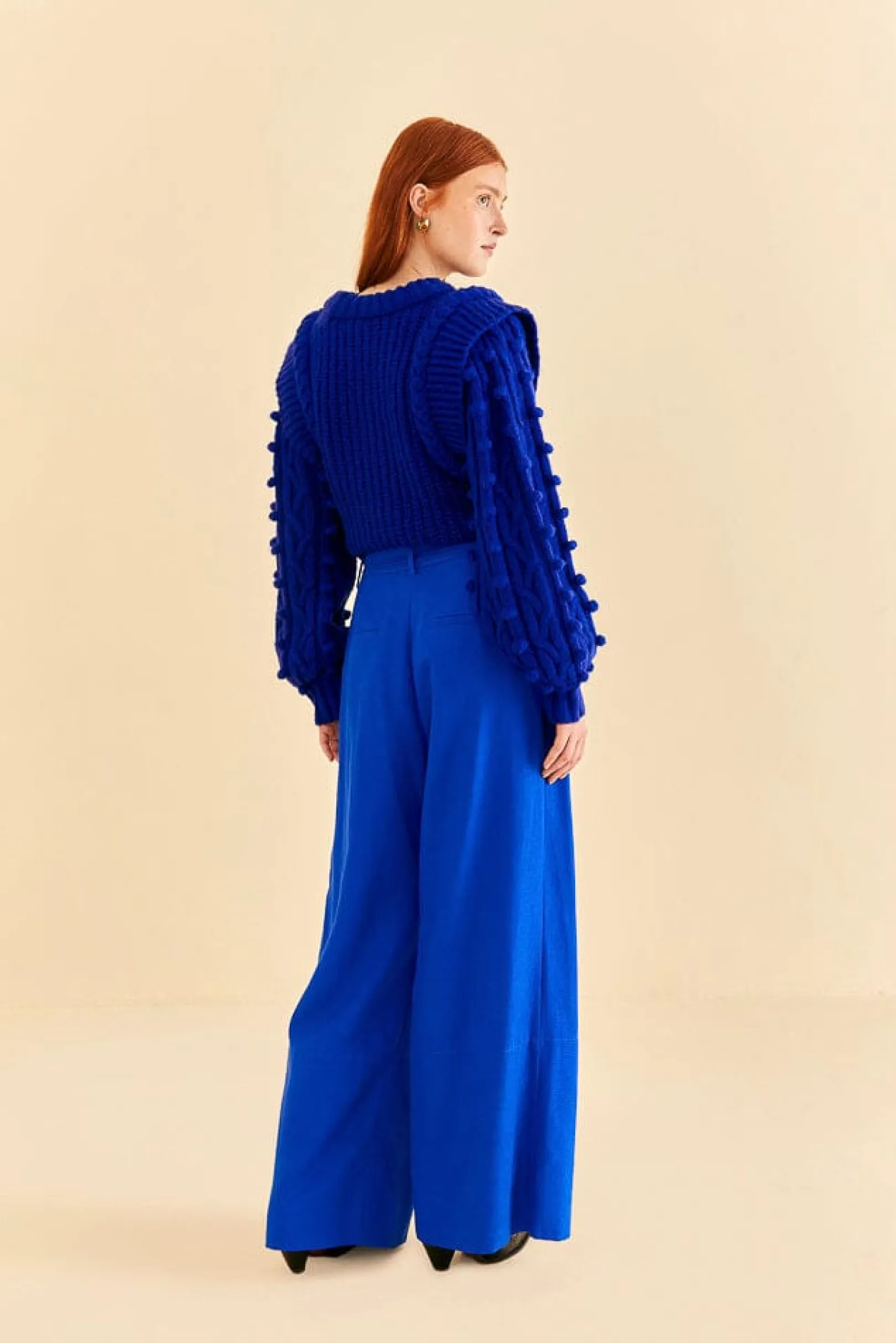 FARM Rio BRIGHT BLUE TAILORED PANTS Shop