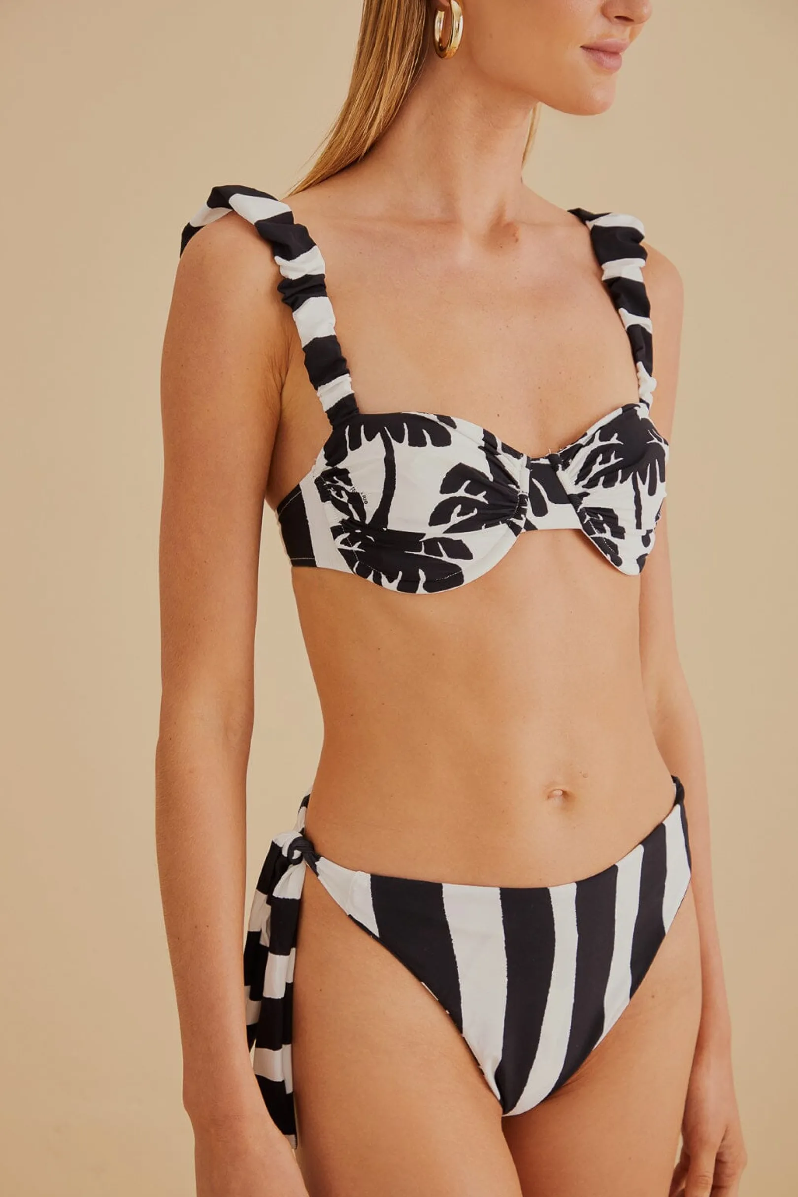 FARM Rio COCONUT REVERSIBLE BIKINI BOTTOM New