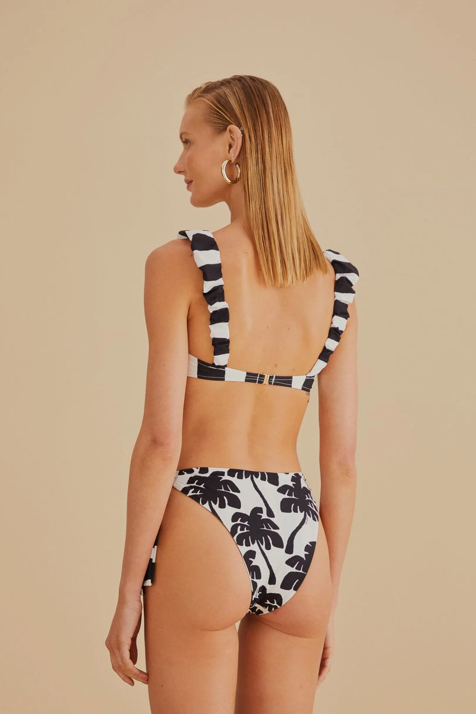FARM Rio COCONUT REVERSIBLE BIKINI BOTTOM New