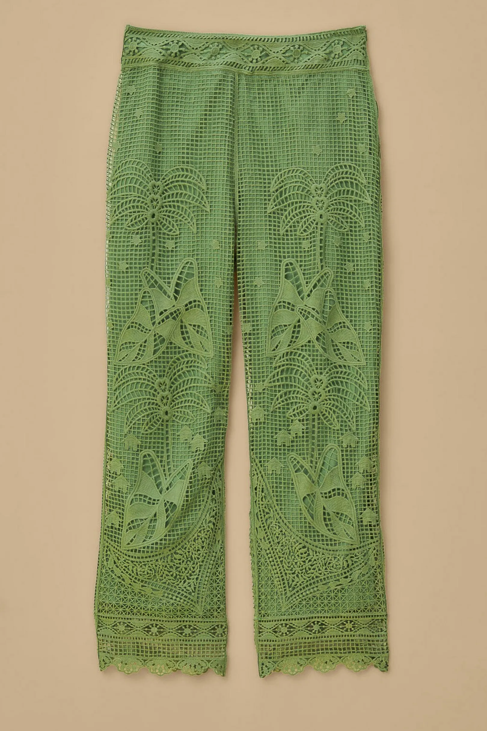FARM Rio GREEN GUIPIRE PANTS New