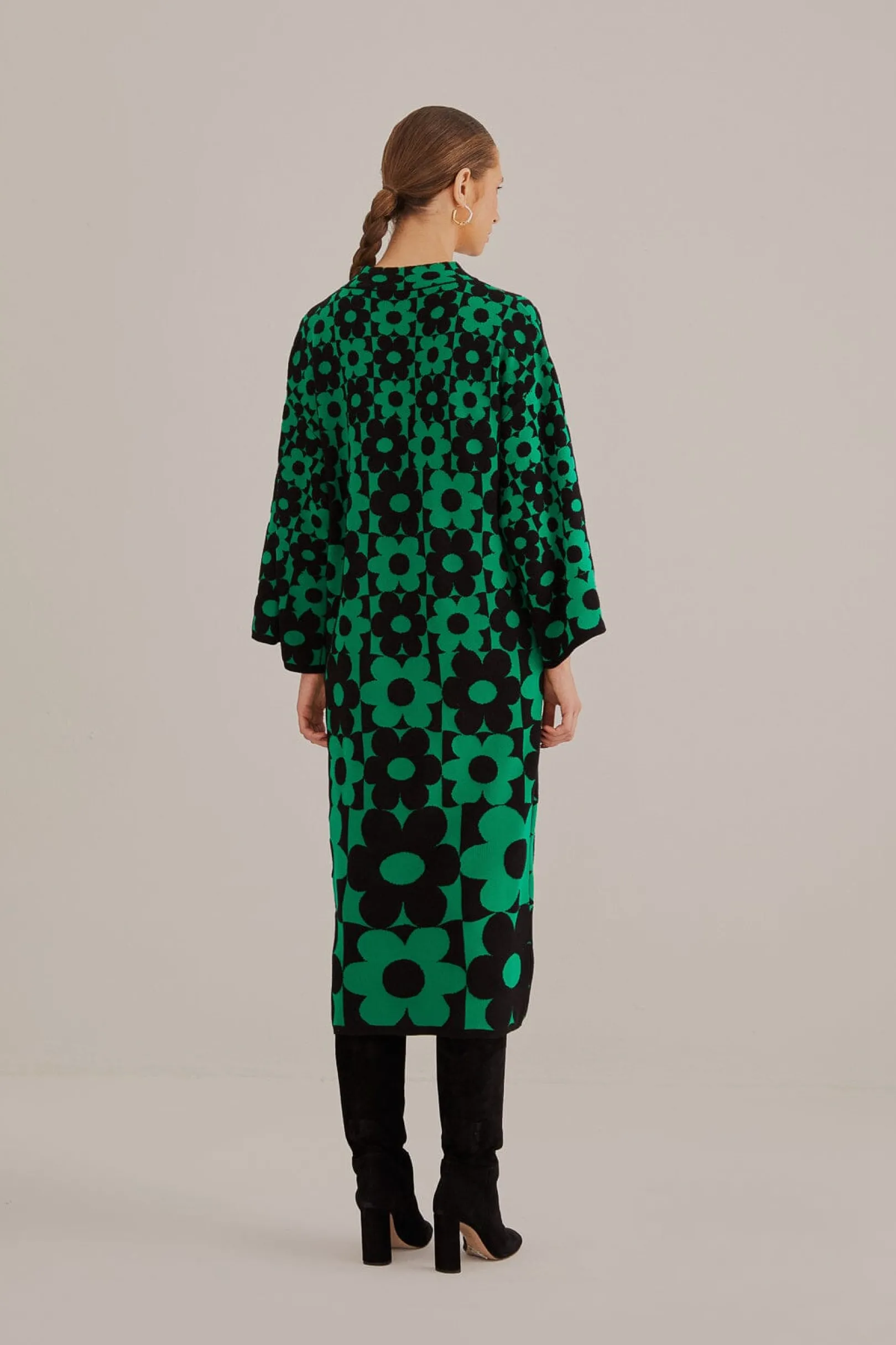 FARM Rio GREEN LOVEDAISY KNIT DRESS Cheap