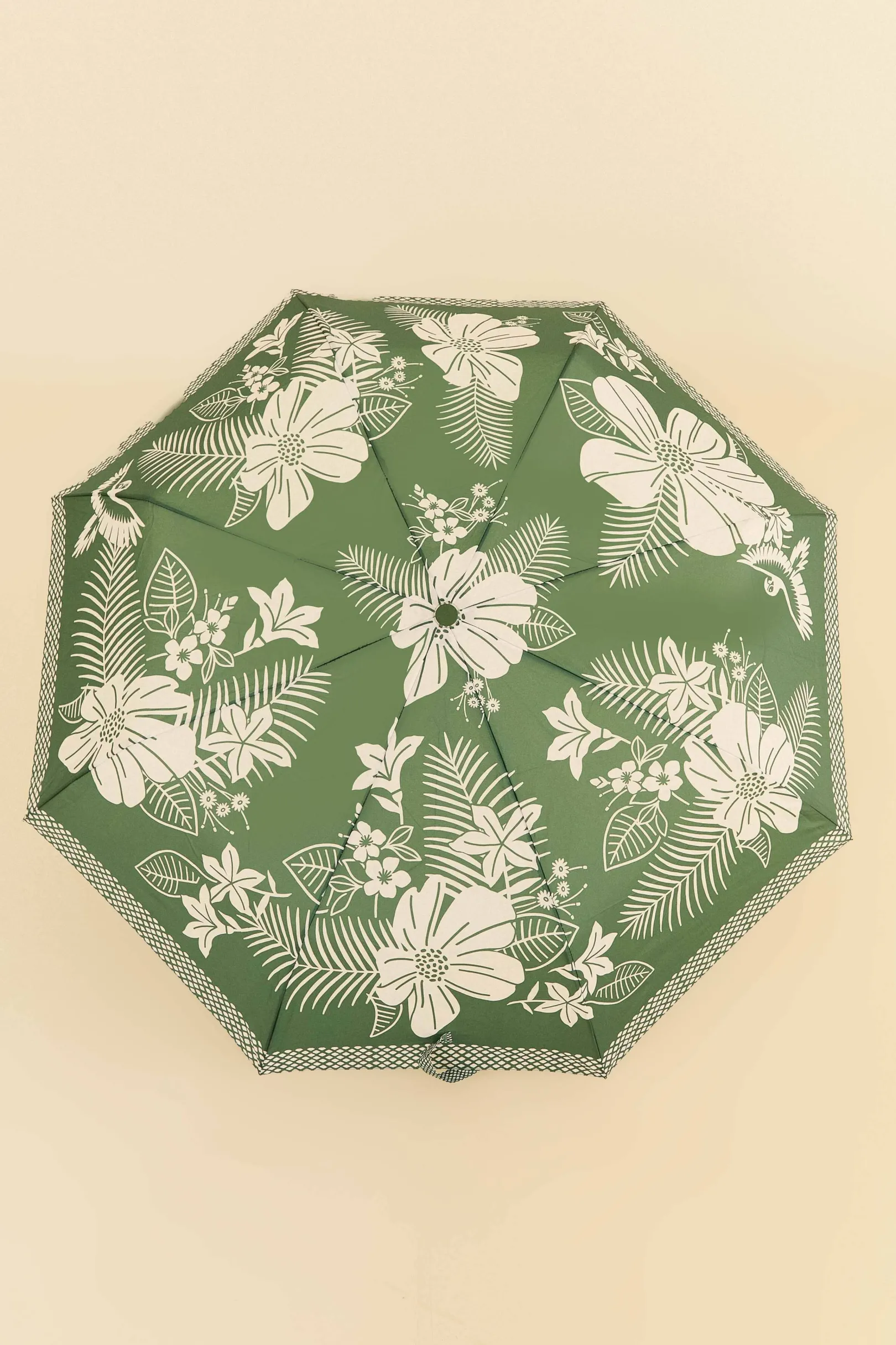 FARM Rio GREEN MACAW ELEGANCE UMBRELLA Fashion