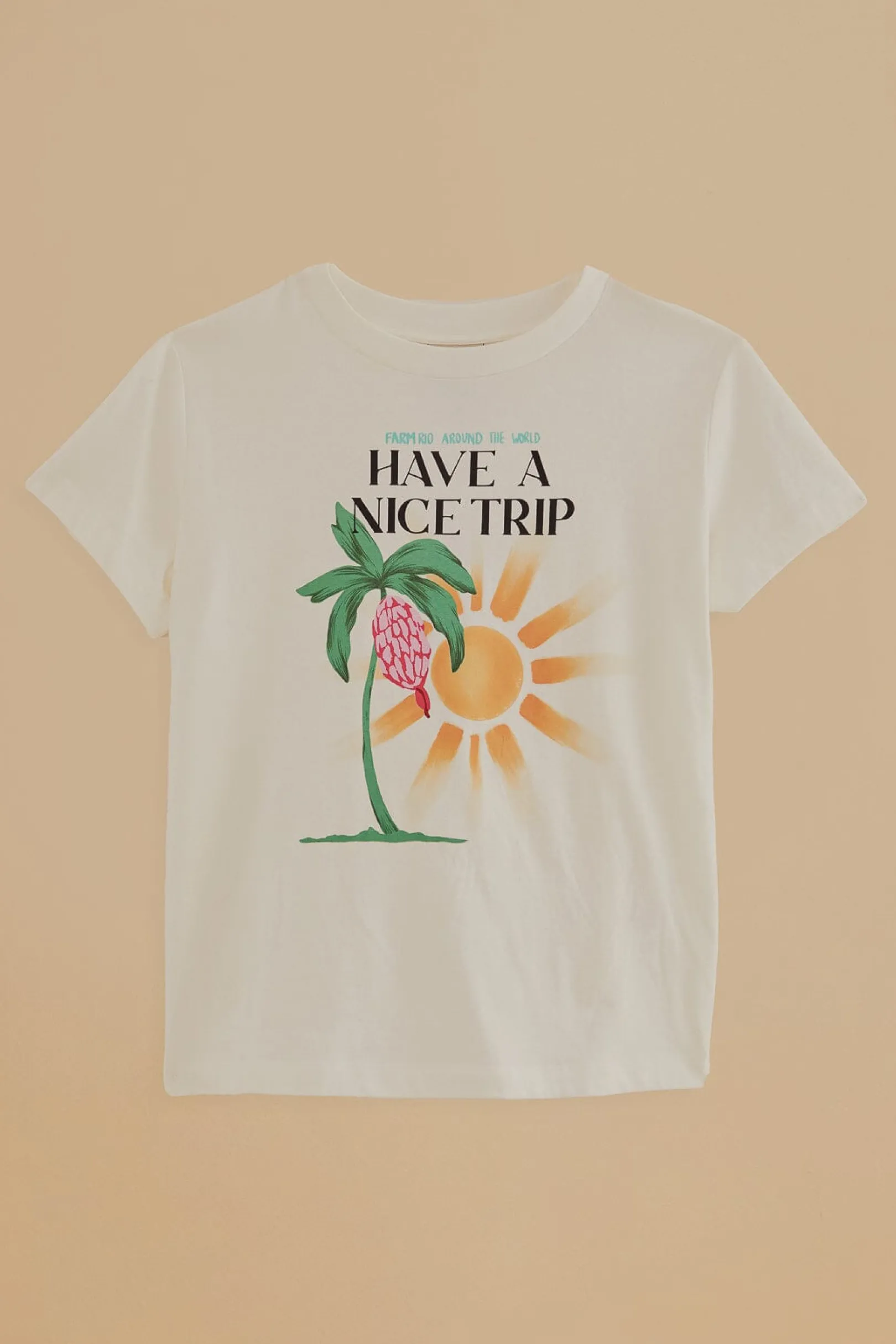 FARM Rio HAVE A NICE TRIP ORGANIC COTTON FIT T-SHIRT Cheap