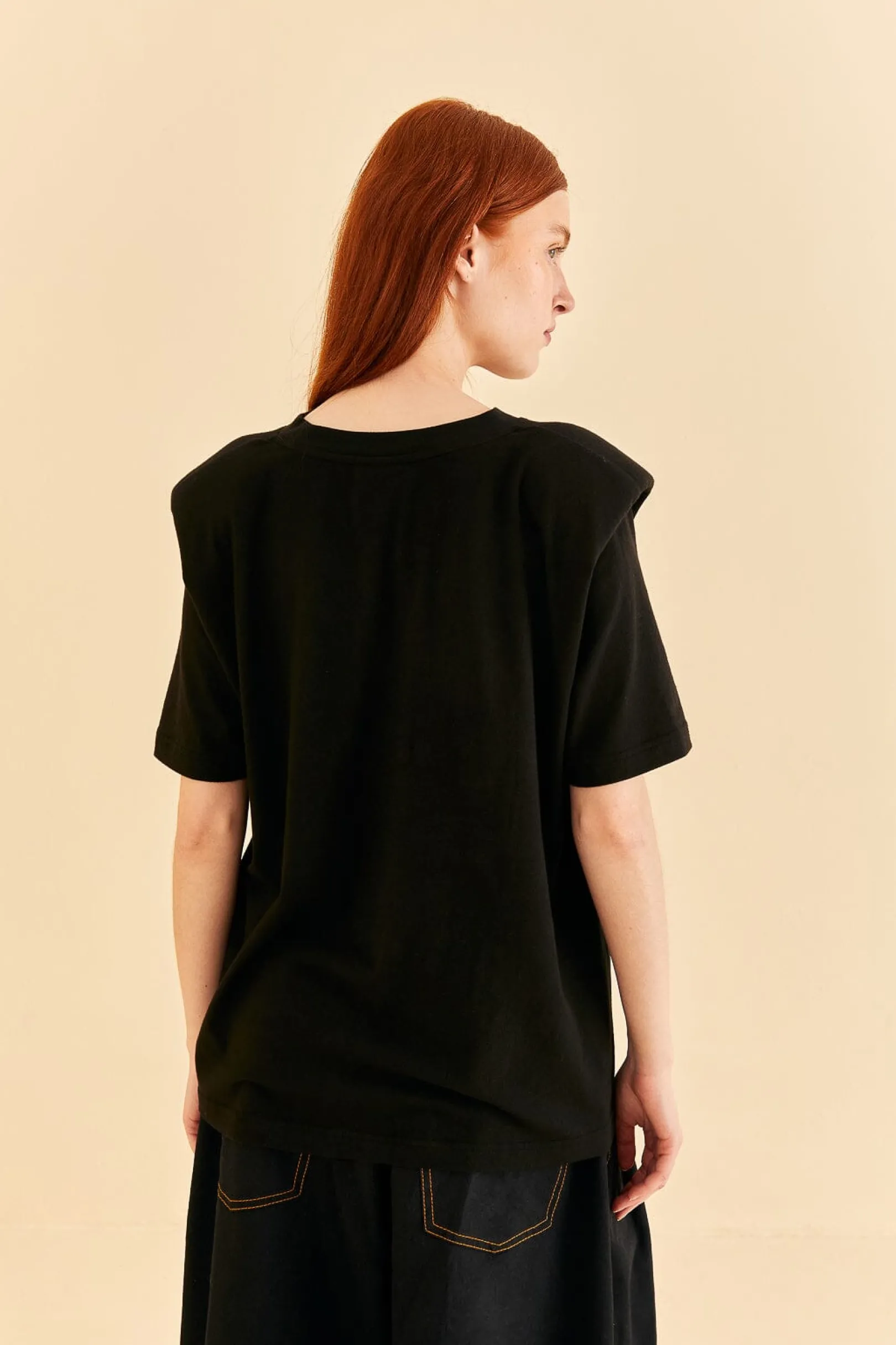 FARM Rio I LOVE RIO SHOULDER PADS ORGANIC COTTON T-SHIRT Sale