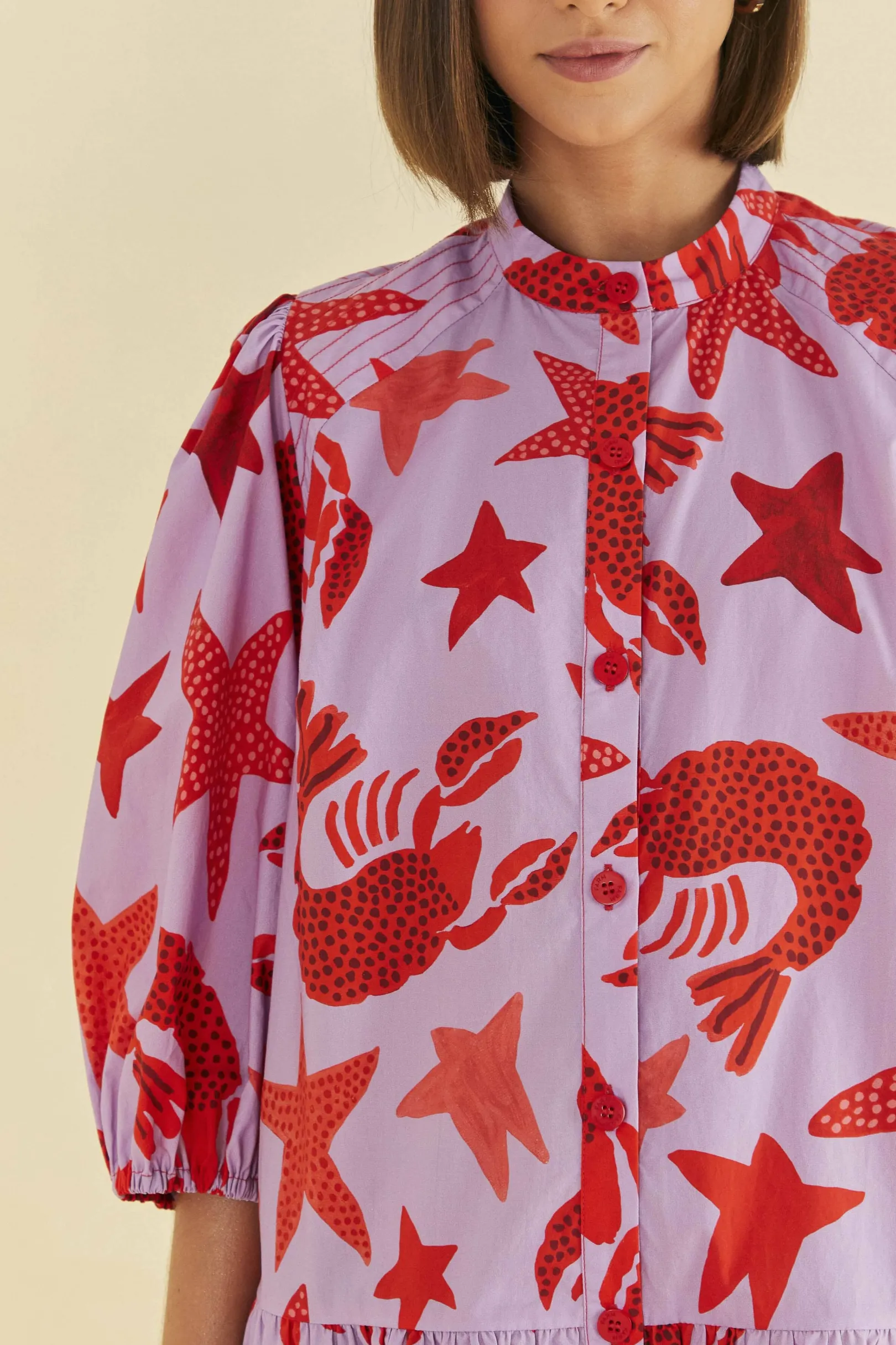 FARM Rio LOBSTER SKY MINI DRESS Flash Sale