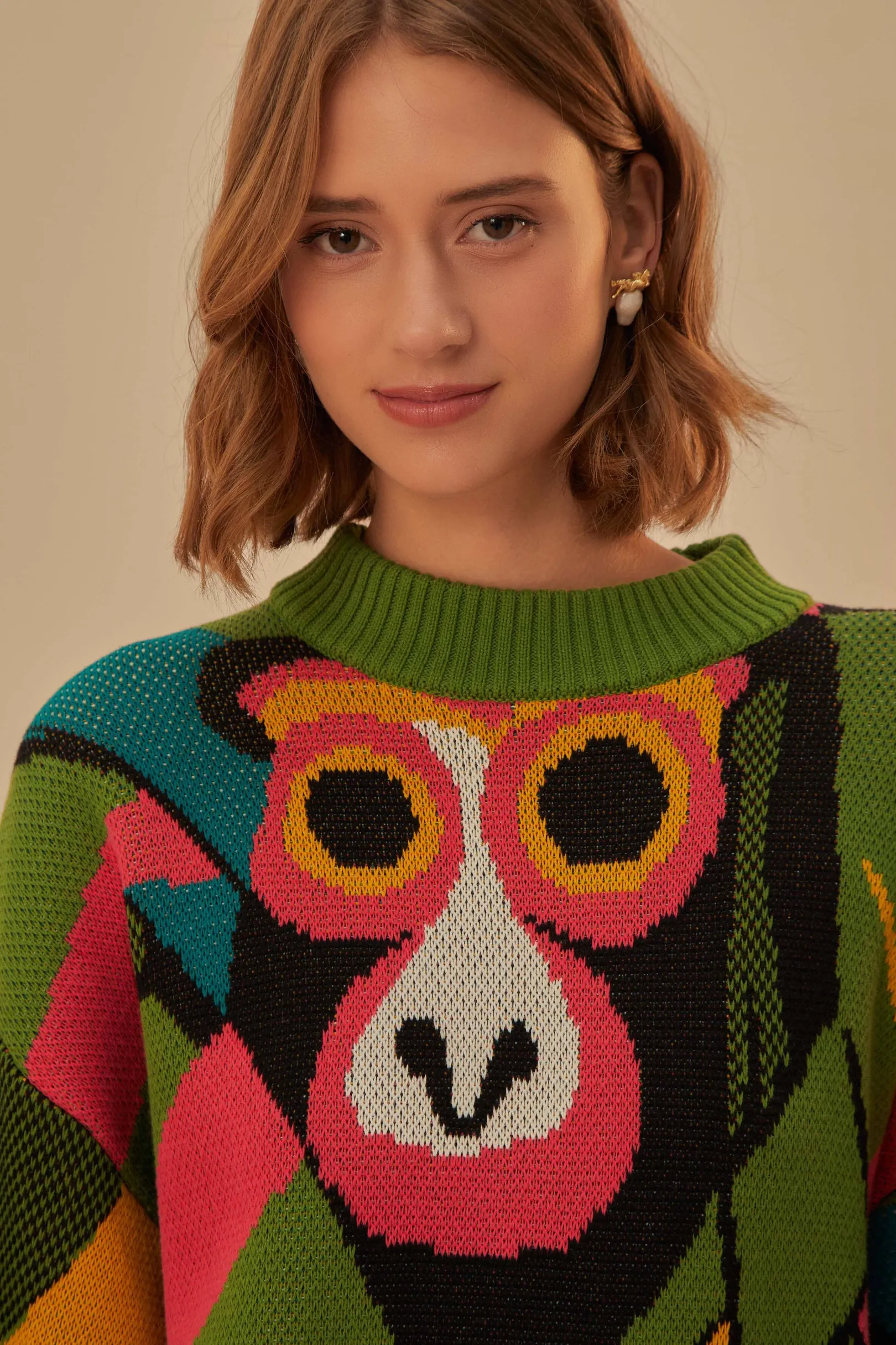 FARM Rio MACAQUITO KAMBO KNIT SWEATER Online