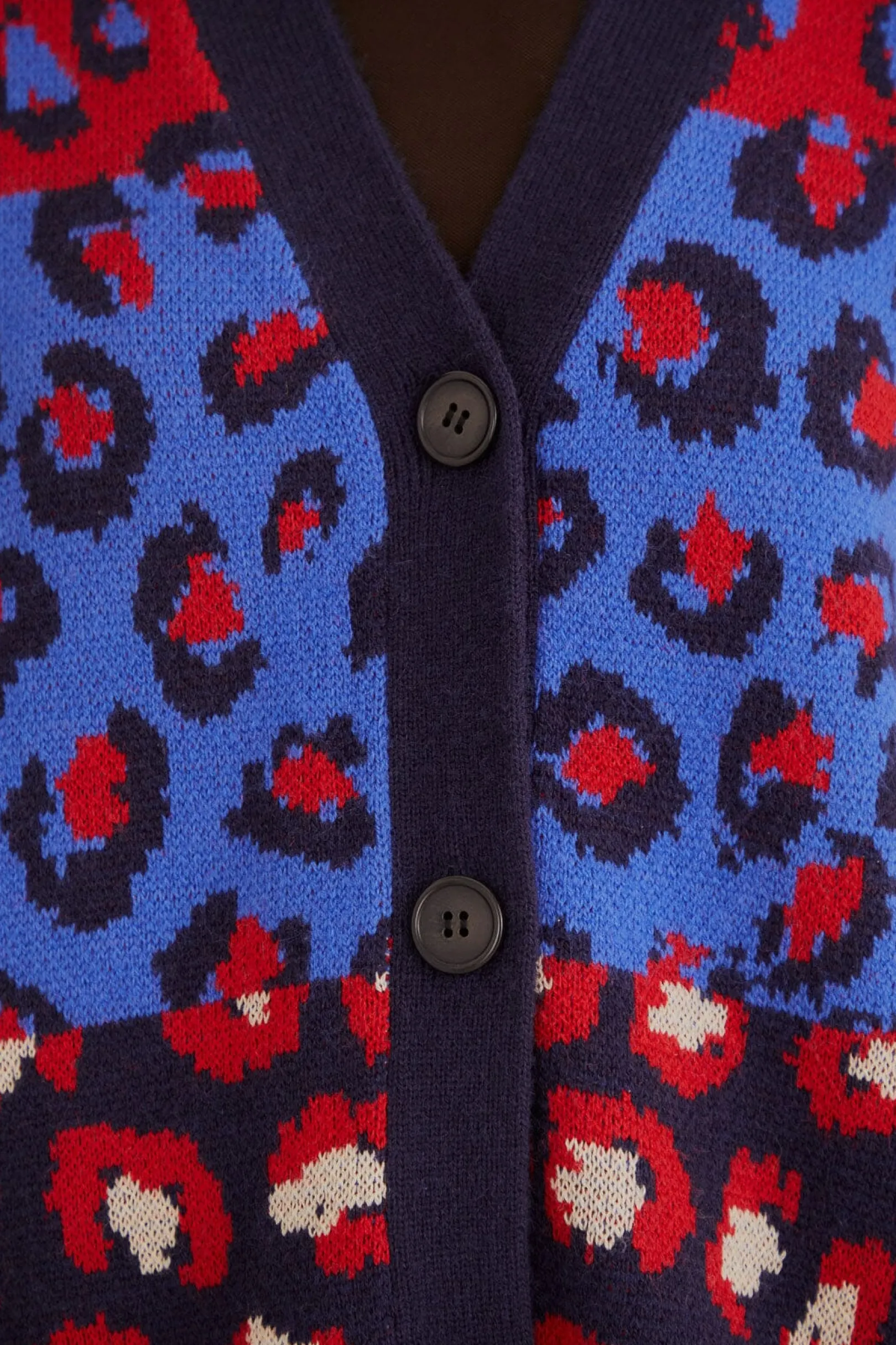 FARM Rio MIXED LEOPARDS KNIT CARDIGAN Online