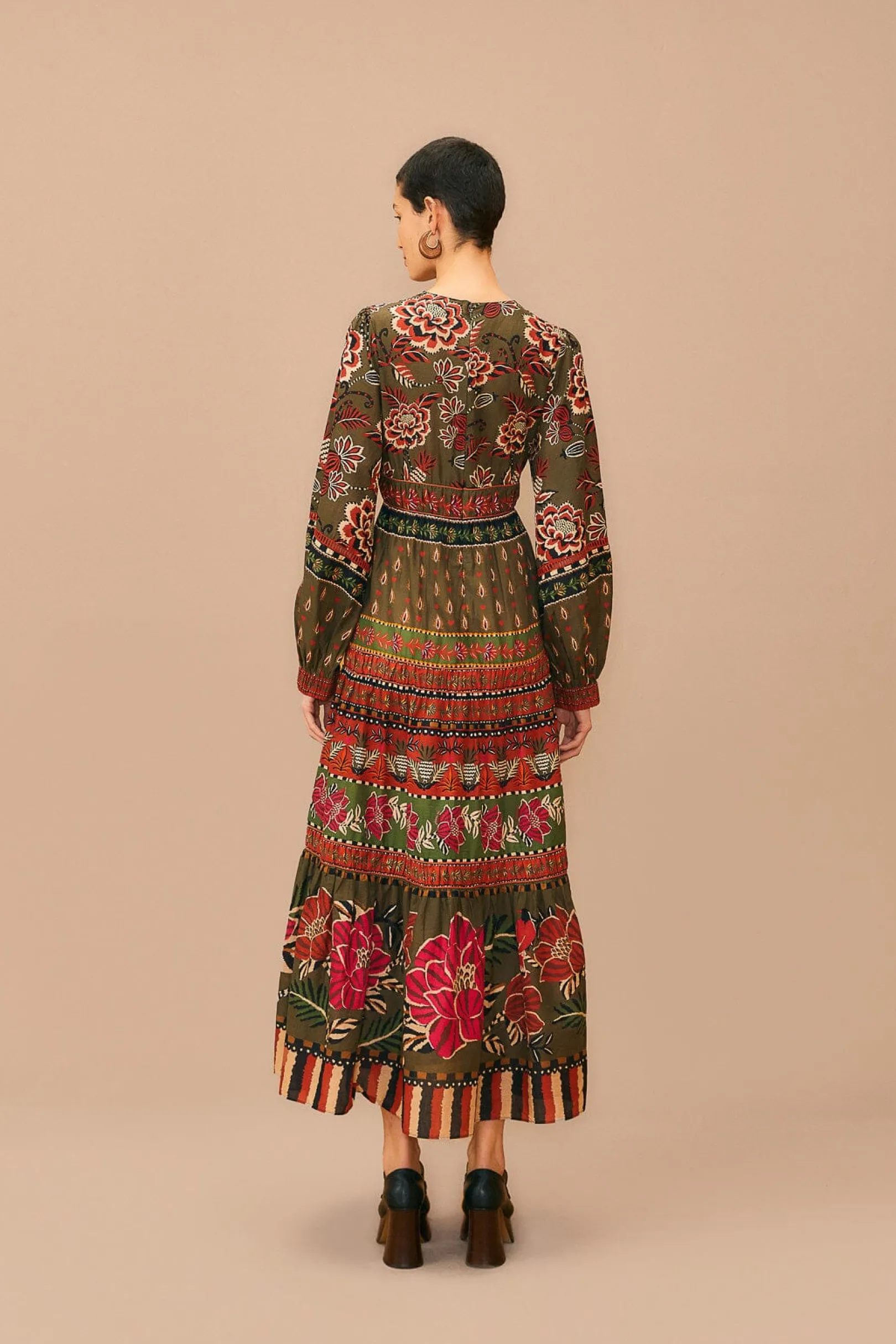 FARM Rio MULTICOLOR AINIKA FLORAL GARDEN MAXI DRESS Sale