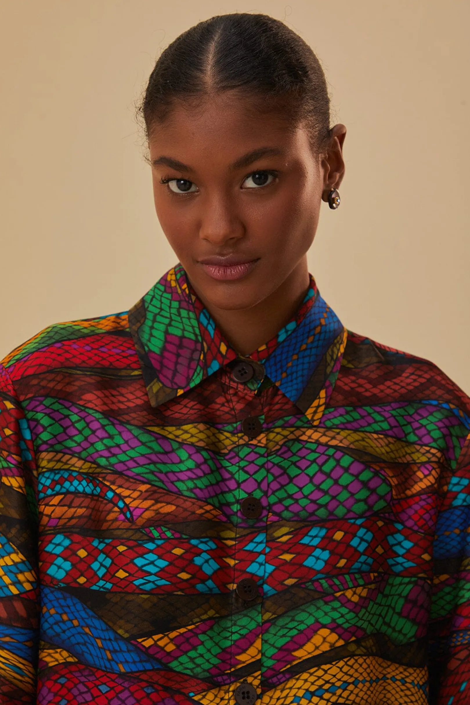 FARM Rio MULTICOLOR MIRAGE SHIRT LONG SLEEVES Store