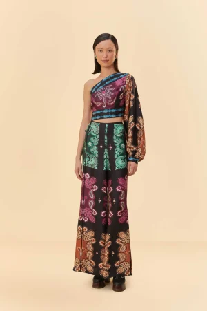 FARM Rio  MULTICOLOR SWEET MERMAIDS ASYMMETRIC JUMPSUIT Clearance