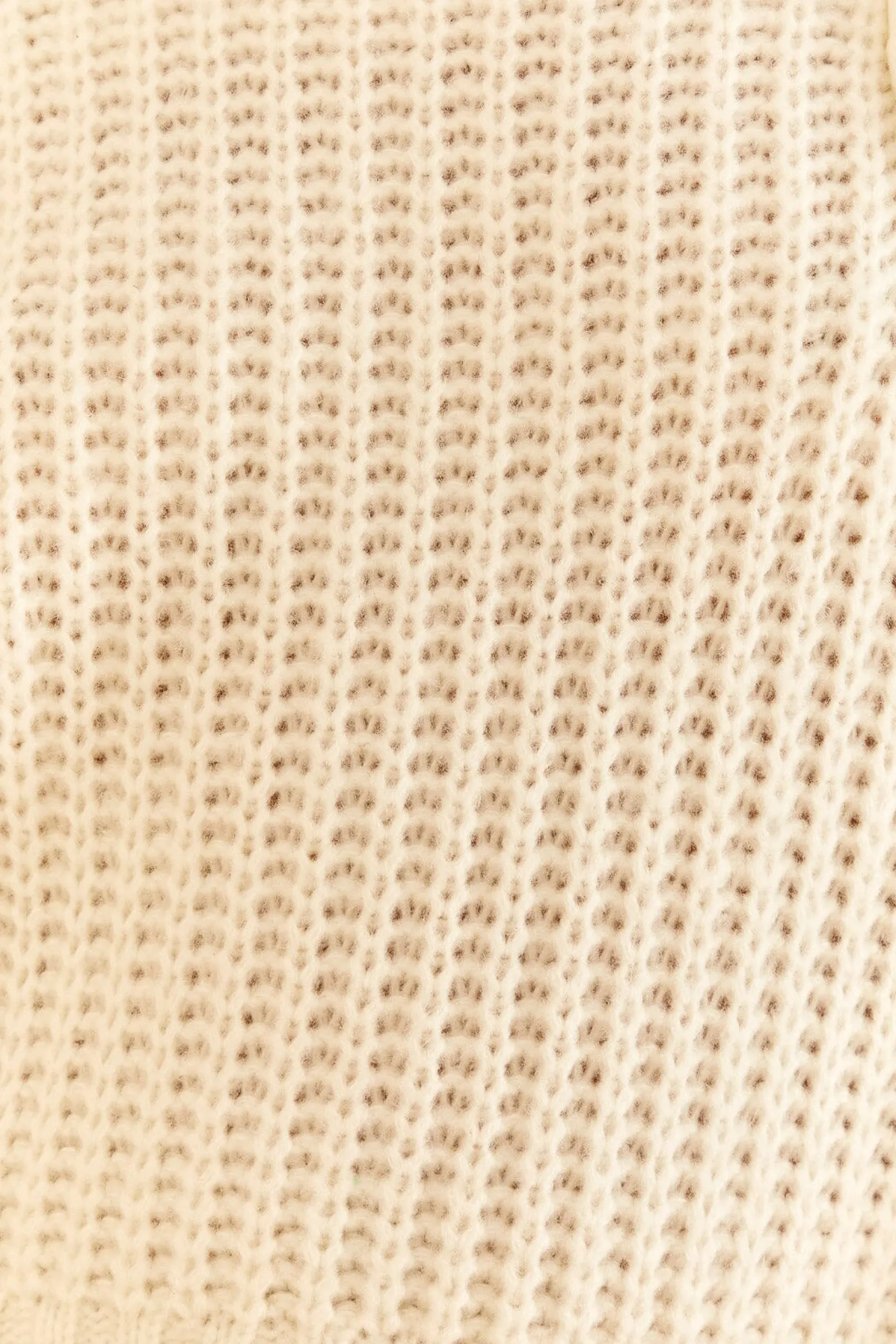 FARM Rio OFF-WHITE BRAIDED SWEATER New
