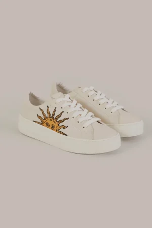 FARM Rio OFF-WHITE FLATFORM SNEAKER Outlet