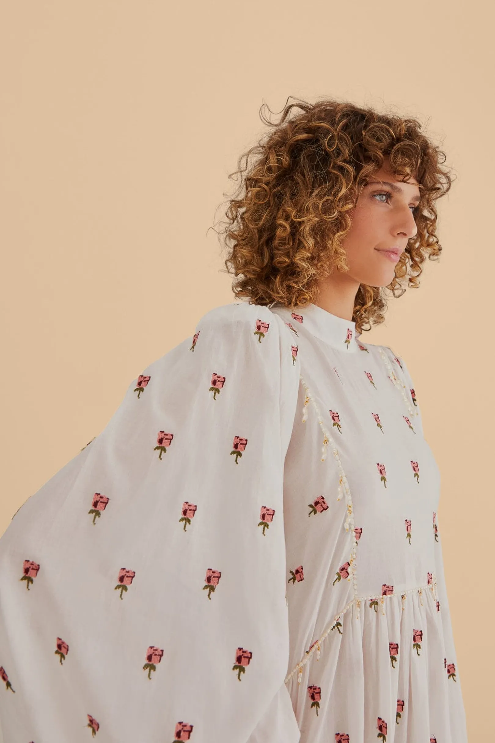 FARM Rio ROSE EMBROIDERED MAXI DRESS Online