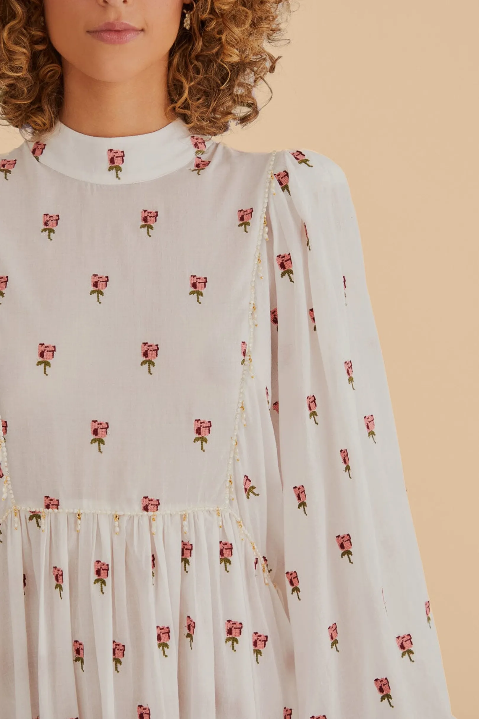 FARM Rio ROSE EMBROIDERED MAXI DRESS Online