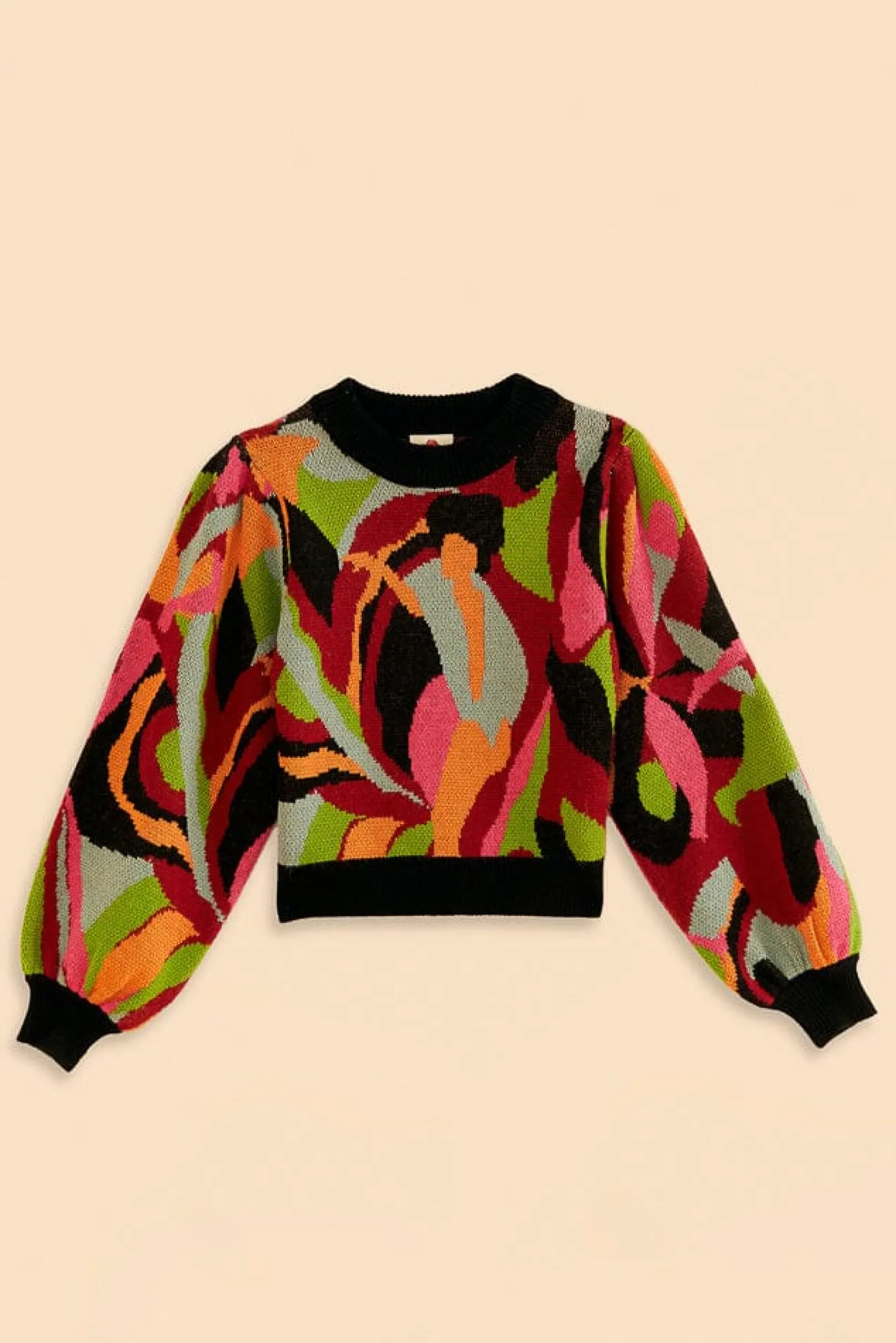 FARM Rio THE MULTICOLOR DANCE KNIT SWEATER Cheap