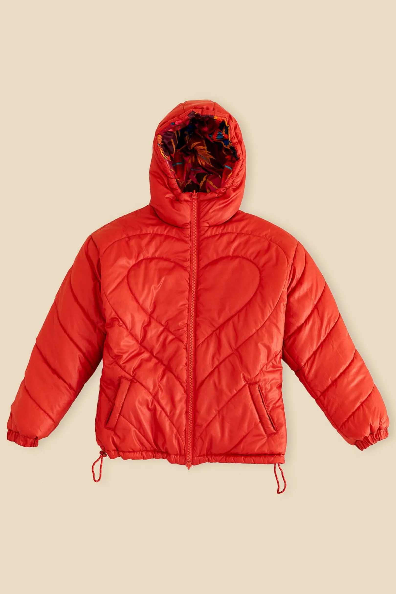 FARM Rio VINTAGE WAVE REVERSIBLE PUFFER JACKET Fashion