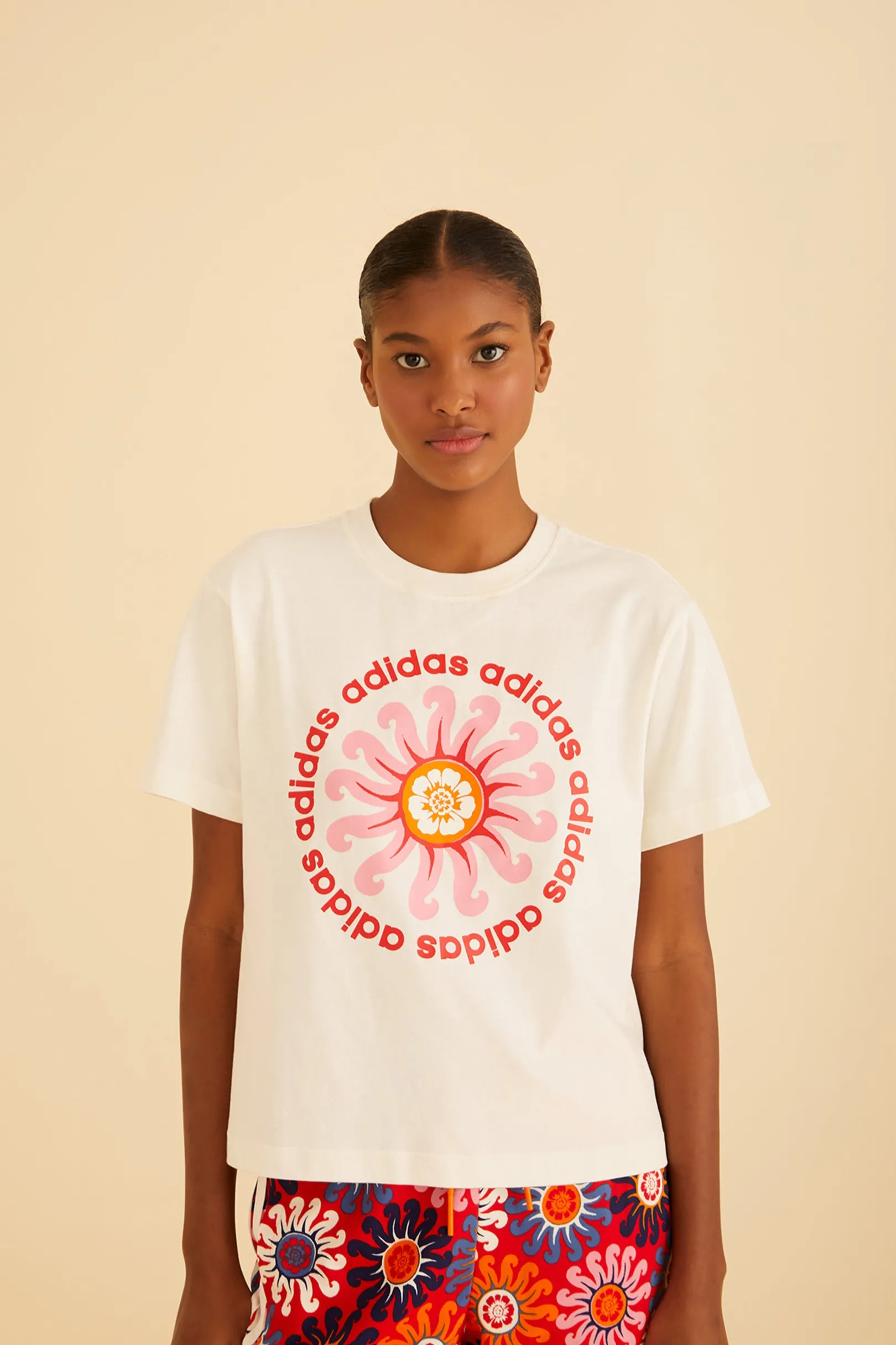 FARM Rio WHITE ADIDAS FARM GFX TEE Hot