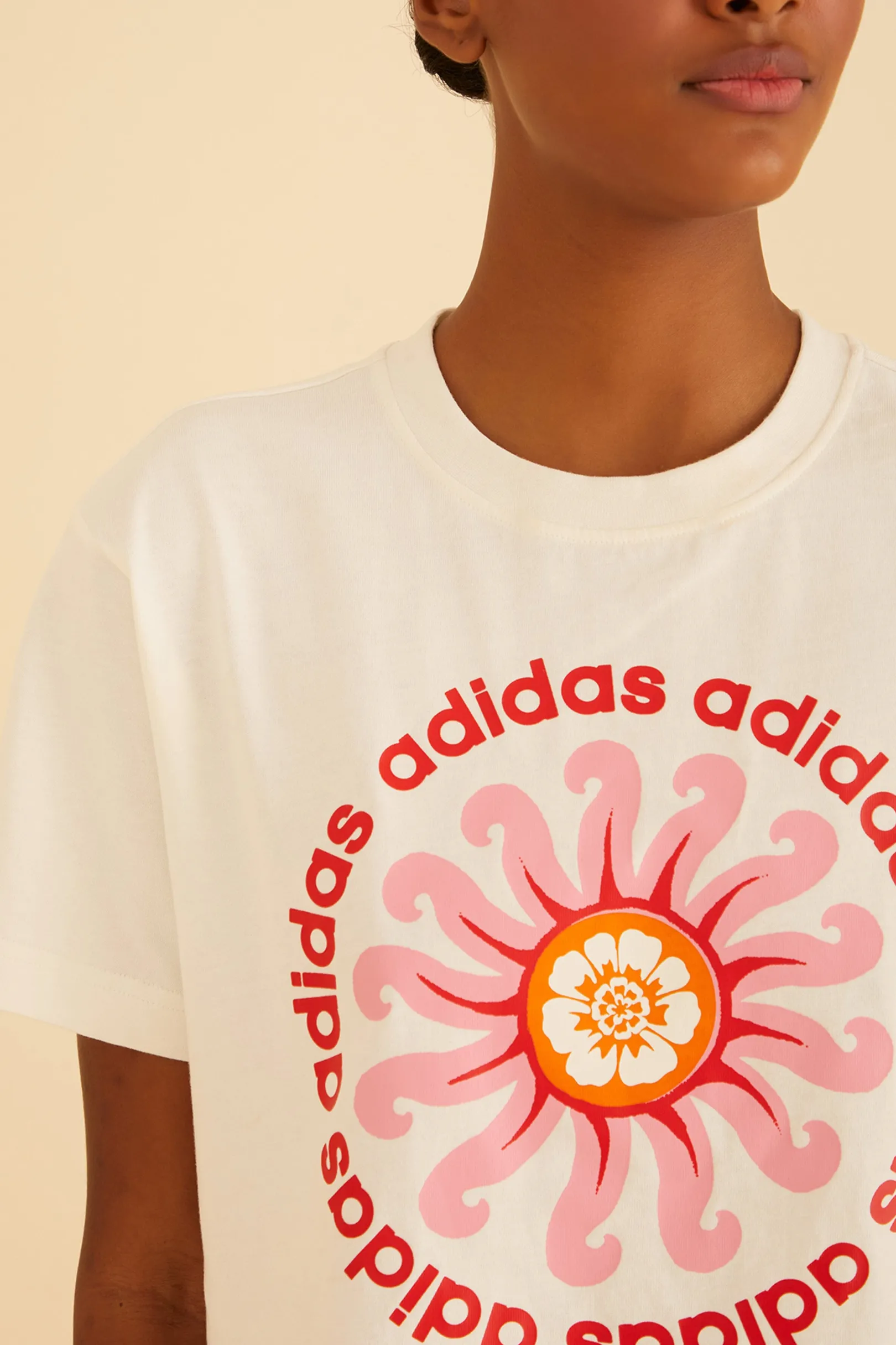FARM Rio WHITE ADIDAS FARM GFX TEE Hot