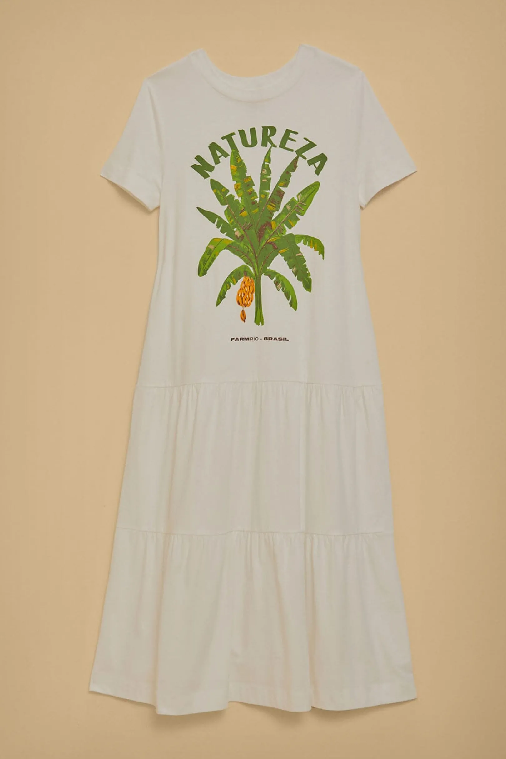 FARM Rio WHITE NATUREZA ORGANIC COTTON MAXI DRESS Shop