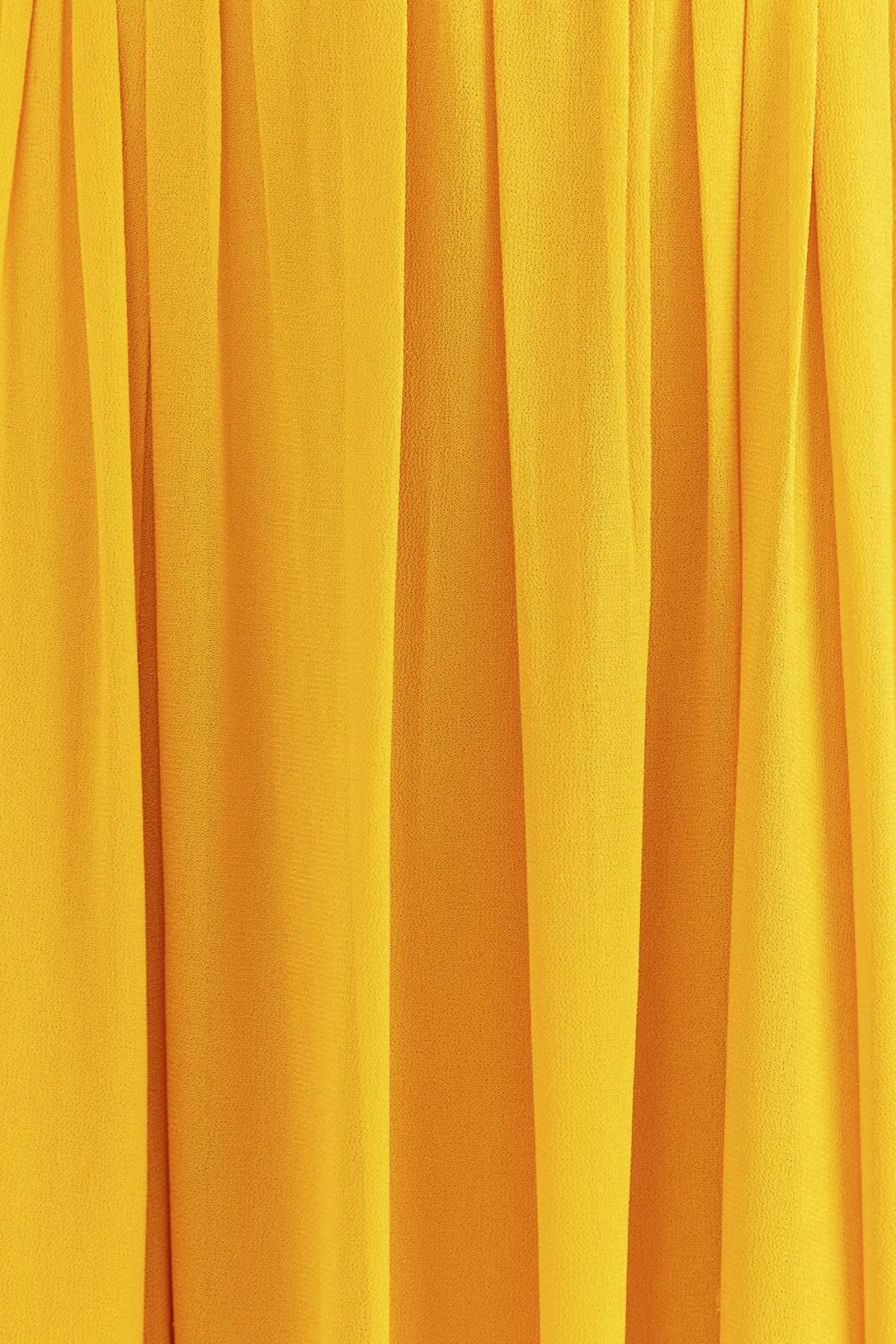 FARM Rio YELLOW SLEEVELESS MAXI DRESS WITH SUN BUCKLE New